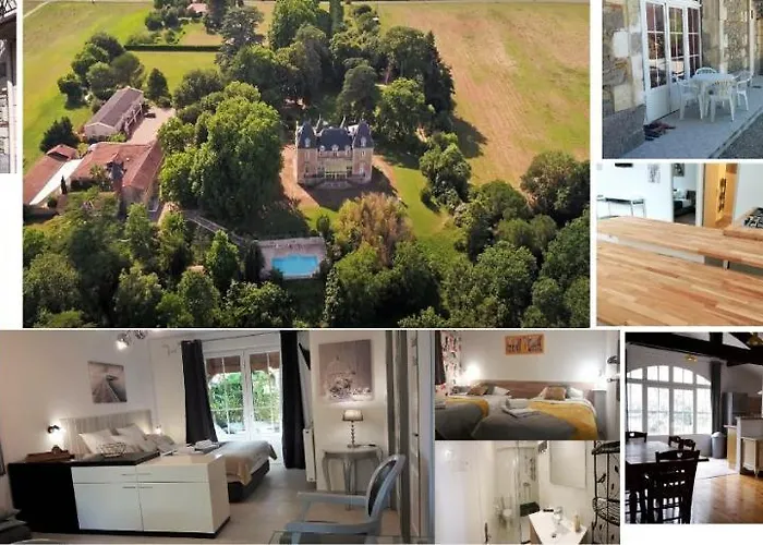 Maison d'hôtes Orangerie Du Château Marith - Domaine Avec Piscine